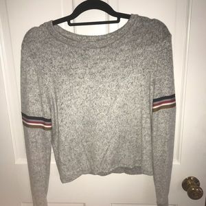 Sweatshirt crop top
